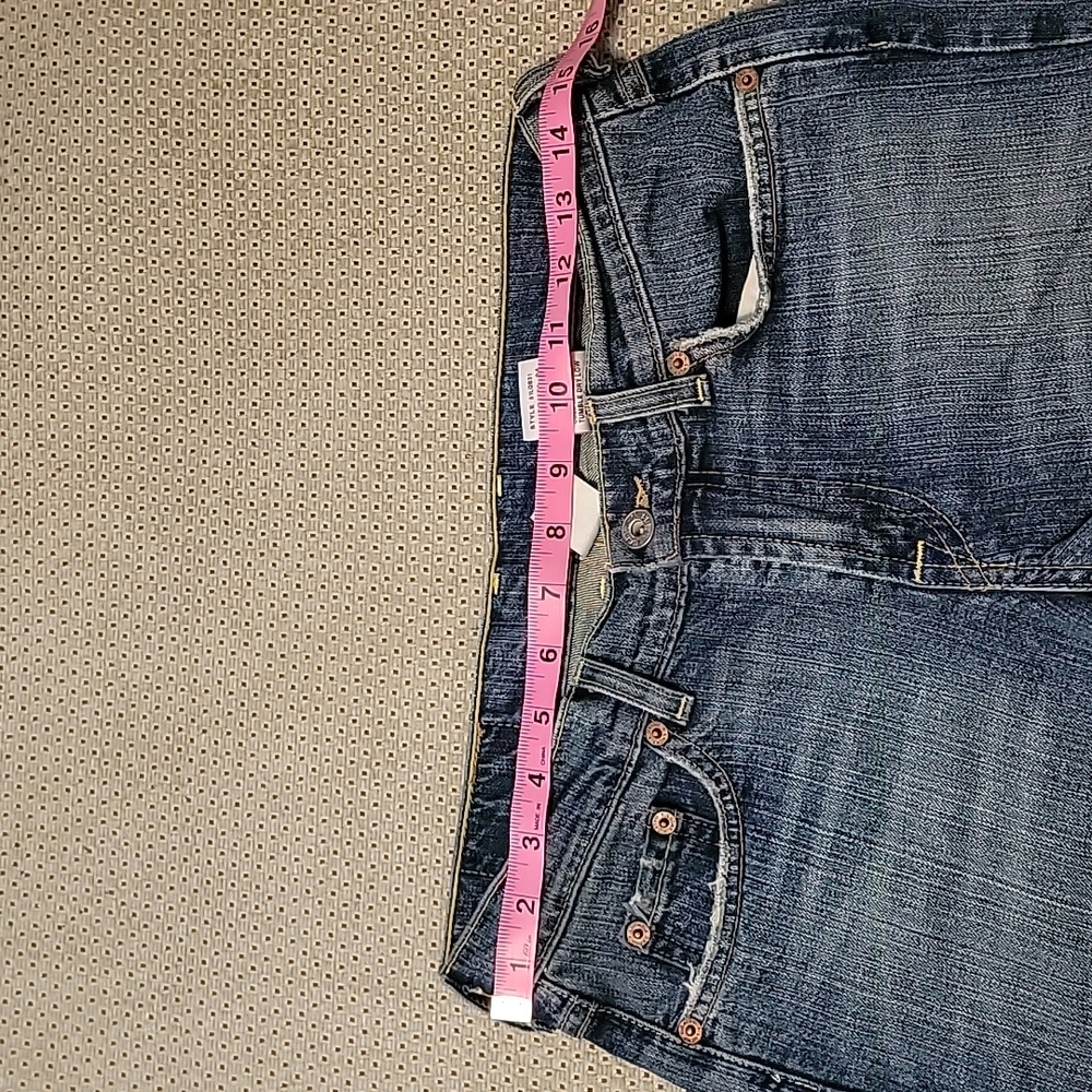 EUC Y2K LUCKY Brand Cut-off Jean Shorts  Size:4/27 - Picture 10 of 13